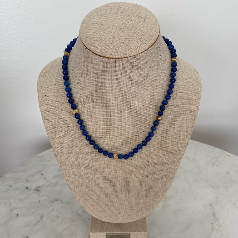 Lapis Lazuli Beaded Necklace